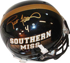Brett Favre Southern Mississippi Golden Eagles Autographed Pro-Line Helmet